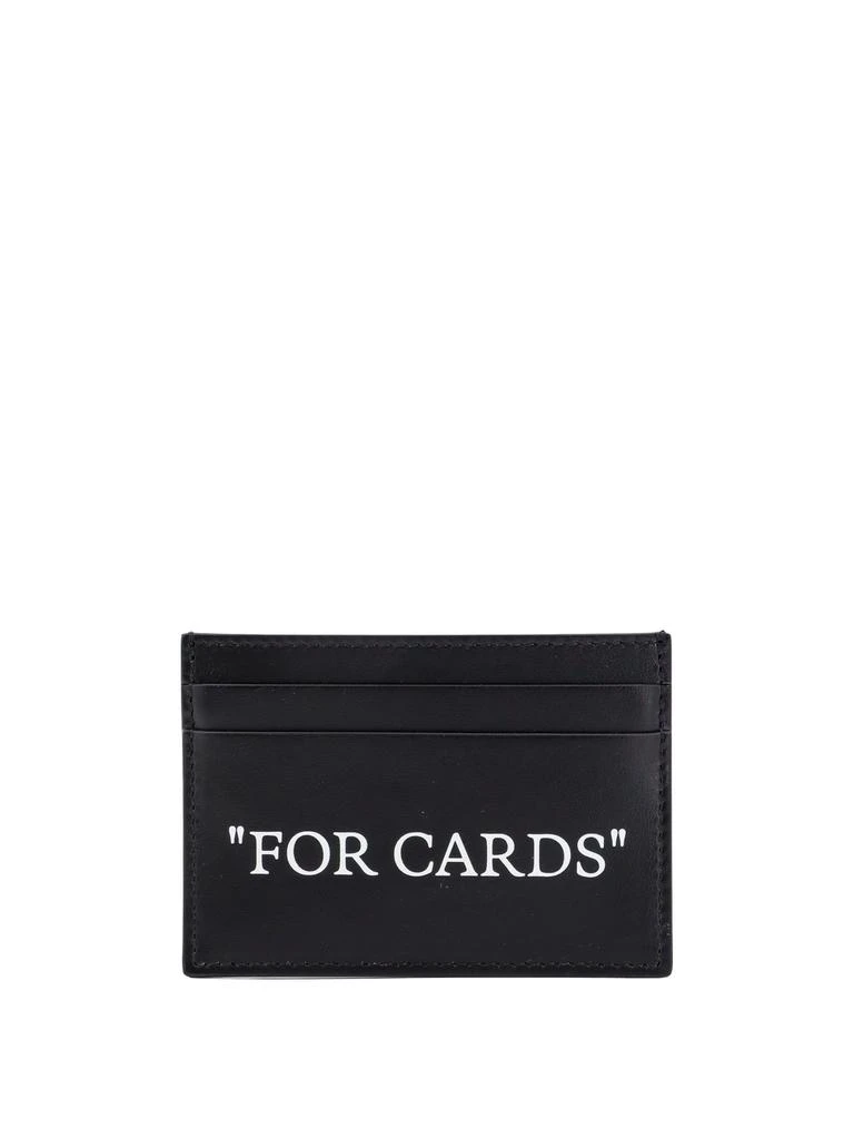 Off-White Off-White Quote Motif Open Top Cardholder 1