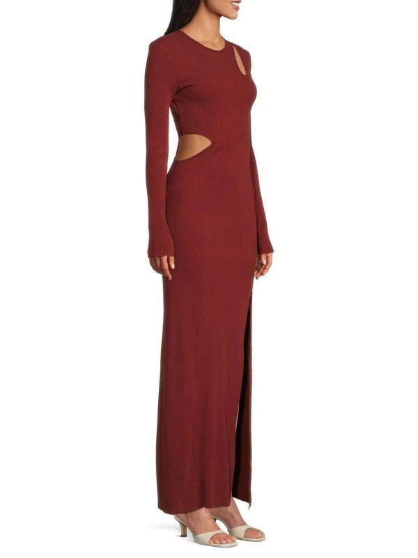 The Range Ribbed Bodycon Midi-Dress 3