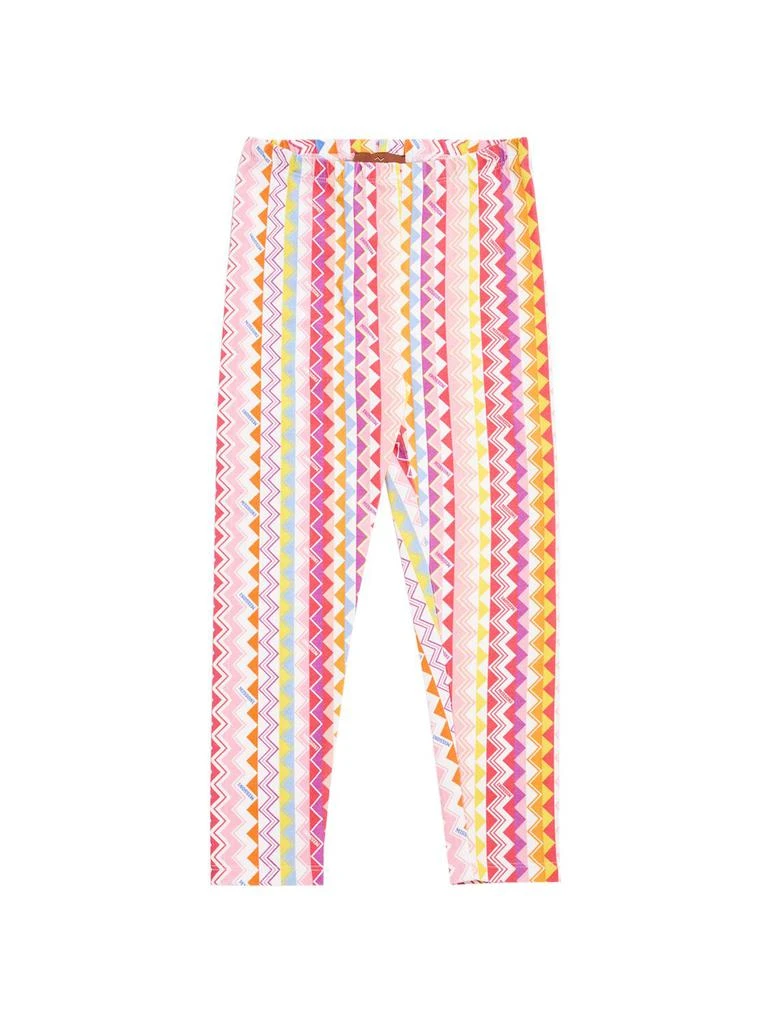 Missoni Printed Cotton Blend Jersey Leggings 1