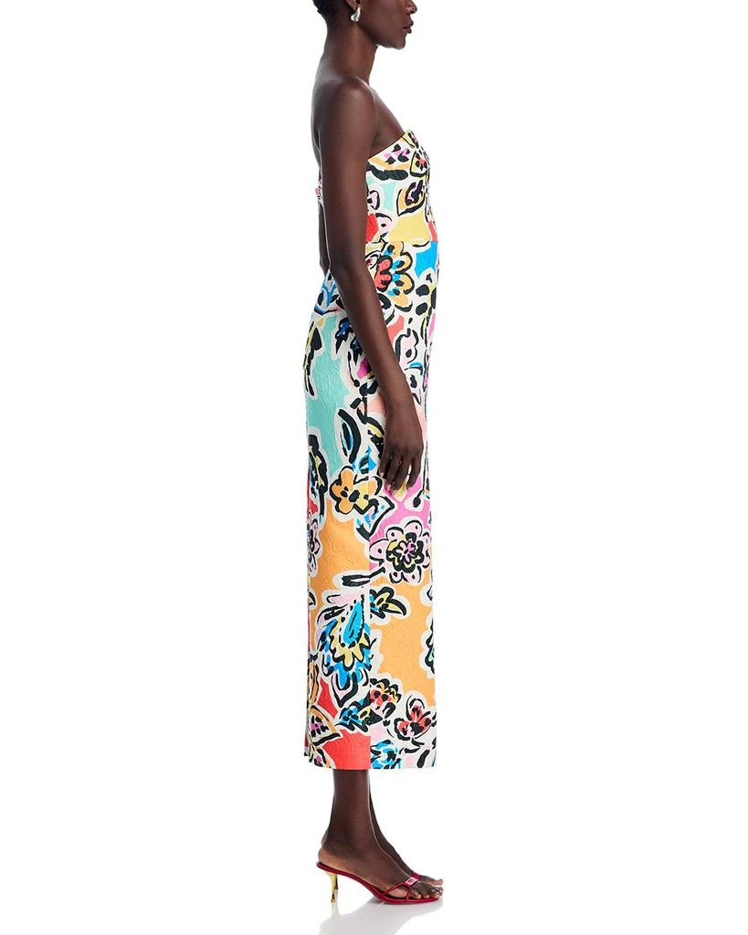 Milly Orion Rainbow Oasis Jacquard Dress 5