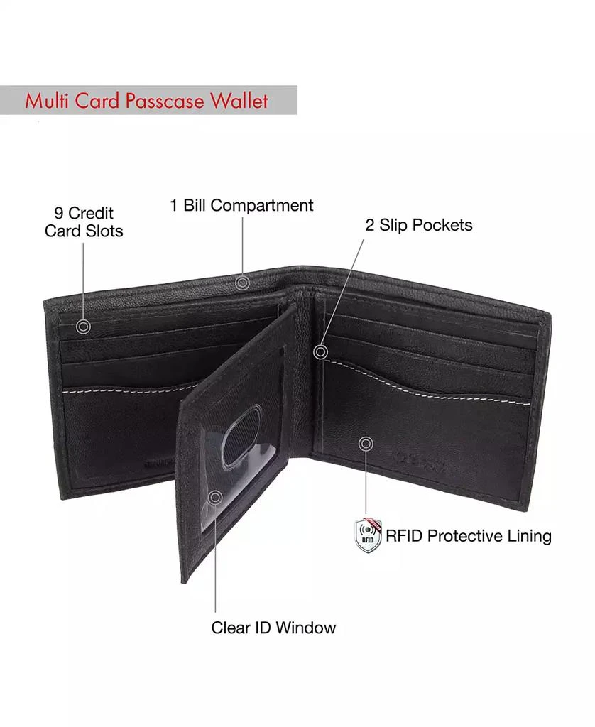 GUESS Men's Leather Bifold Wallet 3