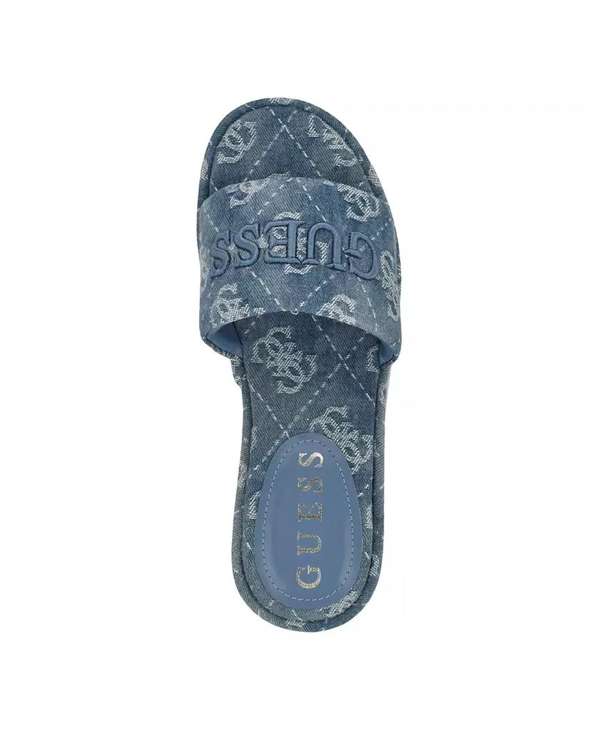 GUESS Bintai Platform Slide Casual Wedge Sandals 4