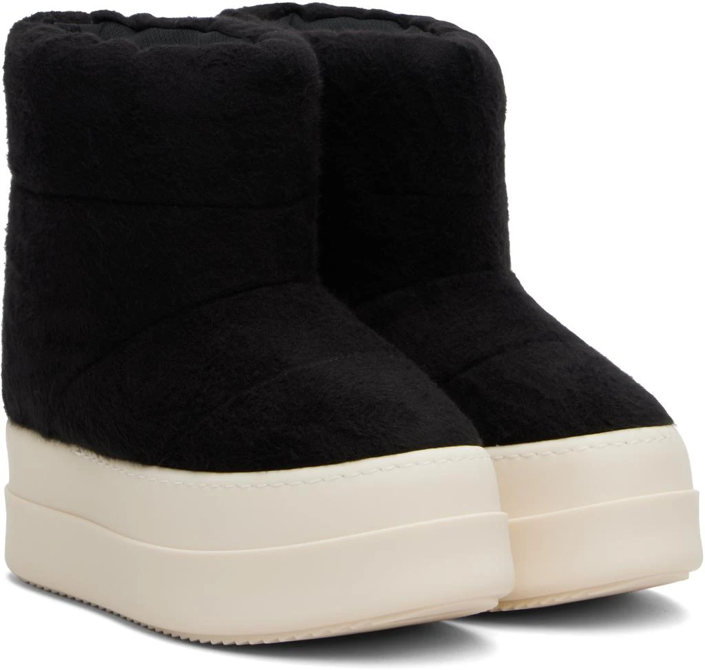Rick Owens Black Concordians Mega Bumper Low Lunar Boots 4