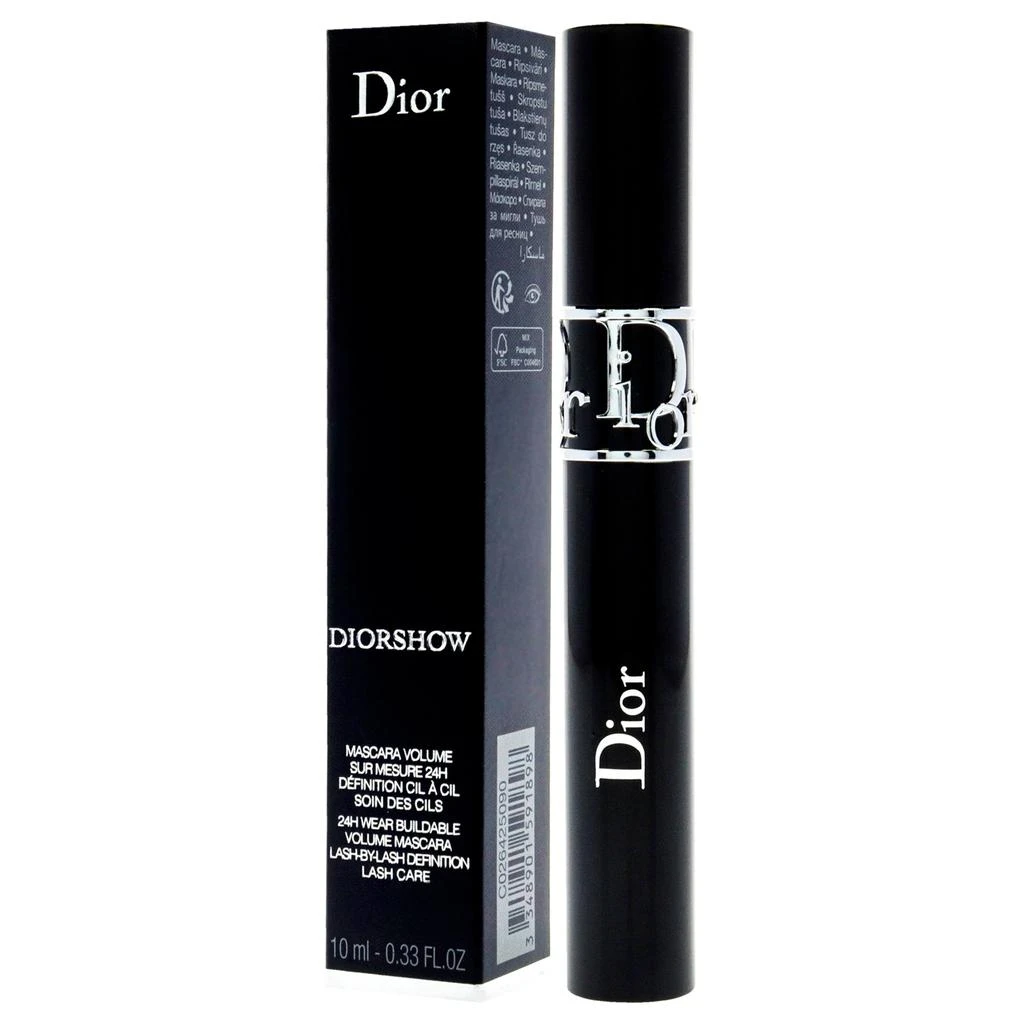 Dior Diorshow 24h Wear Buildable Volume Mascara - 090 Black For Women 0.33 oz Mascara 4