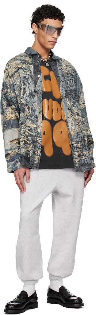 Acne Studios Gray Organic Cotton Sweatpants 4