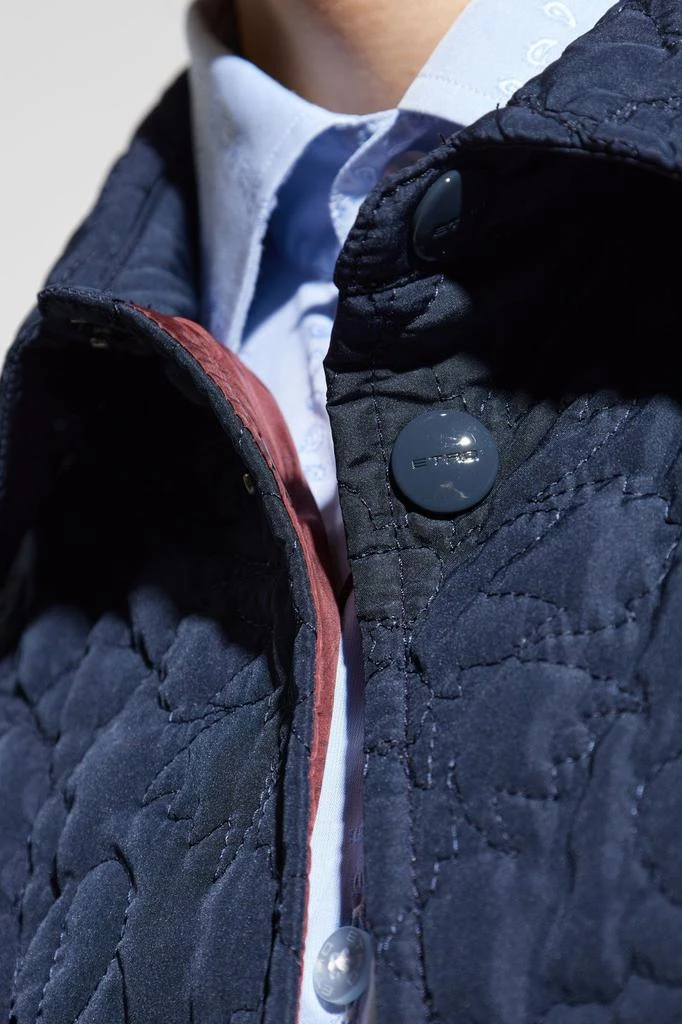 ETRO Etro Long Sleeved Quilted Overshirt 4