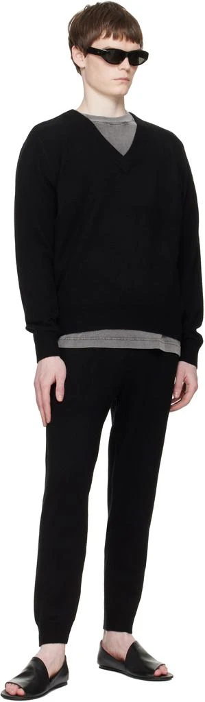 Entire Studios Black Slim Knit Lounge Pants 4