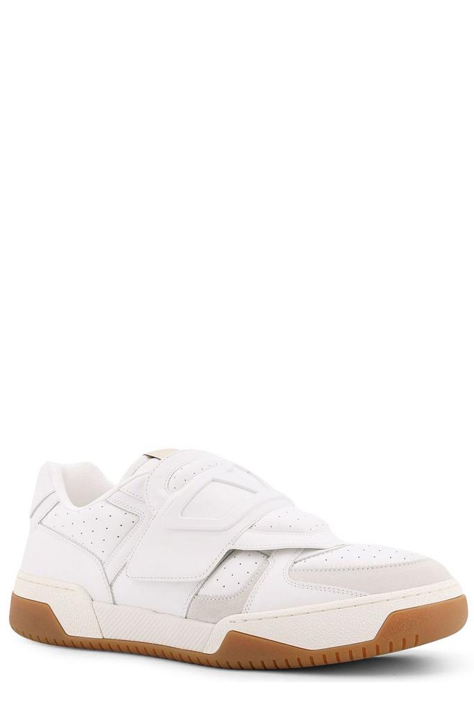 Valentino Valentino Perforated Strap Round Toe Sneakers