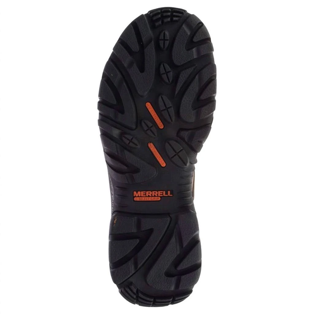 Merrell MEN'S STRONGFIELD LEATHER X 7" WATERPROOF COMP TOE WORK BOOT - WIDE WIDTH 5