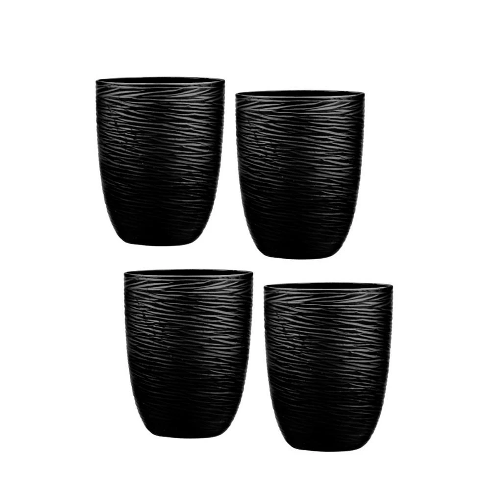 Qualia Glass Artisan Double Old Fashioned 13.5 oz Glass, Set of 4