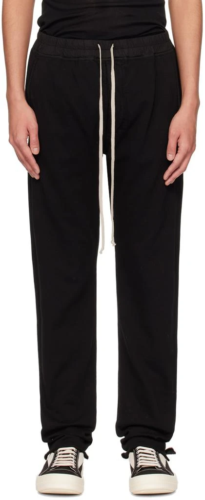 Rick Owens Black Berlin Sweatpants 1