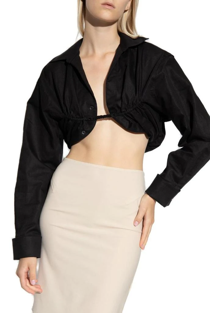 Jacquemus Jacquemus Machou Cropped Long-Sleeved Top 2