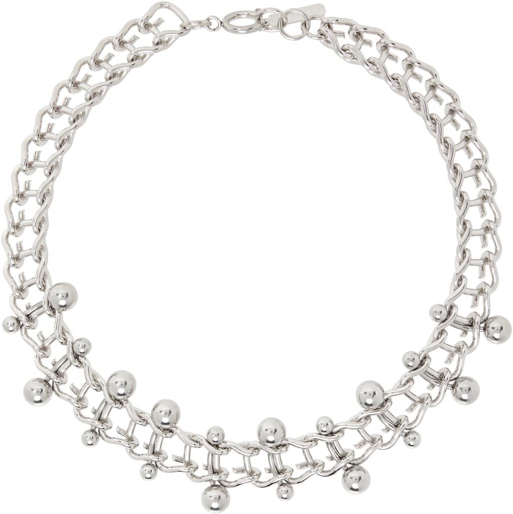 Justine Clenquet Silver Mindy Choker