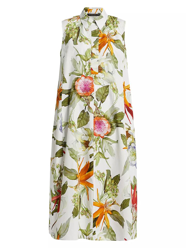 Marina Rinaldi Plus Vadier Cotton Printed Dress