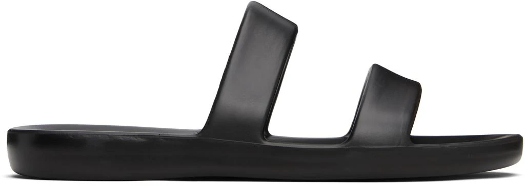 The Row Black Foam Sandals 1