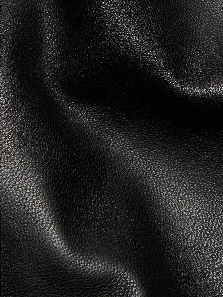 Loulou Studio Leather Knee-Length Coat 7