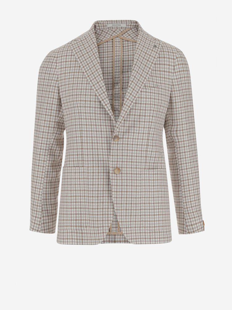 TAGLIATORE Tagliatore Check Blazer Jacket