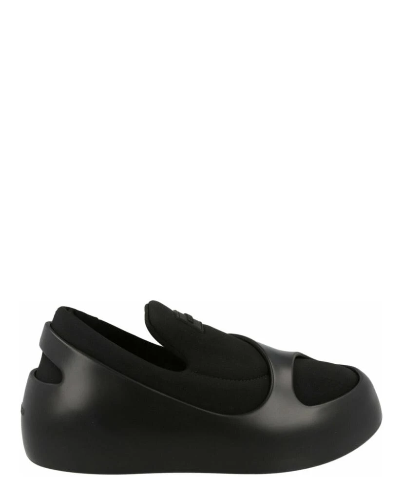 Salvatore Ferragamo Lunar Paneled Slip-On Sneakers 1