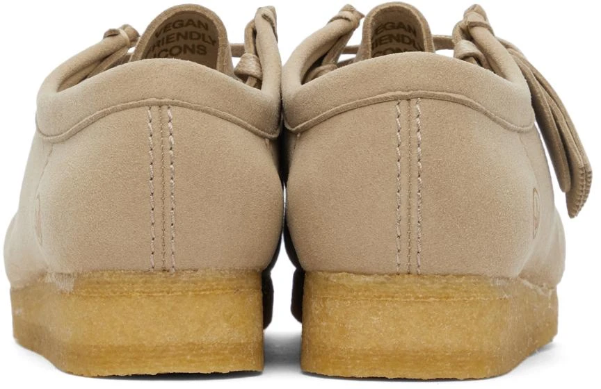 Clarks Beige Faux-Suede Wallabee Derbys 4