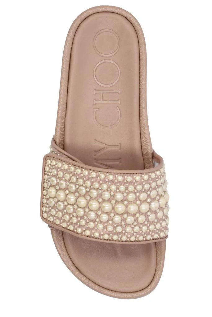 Jimmy Choo Jimmy Choo Fitz Pearl Embellished Slides 4