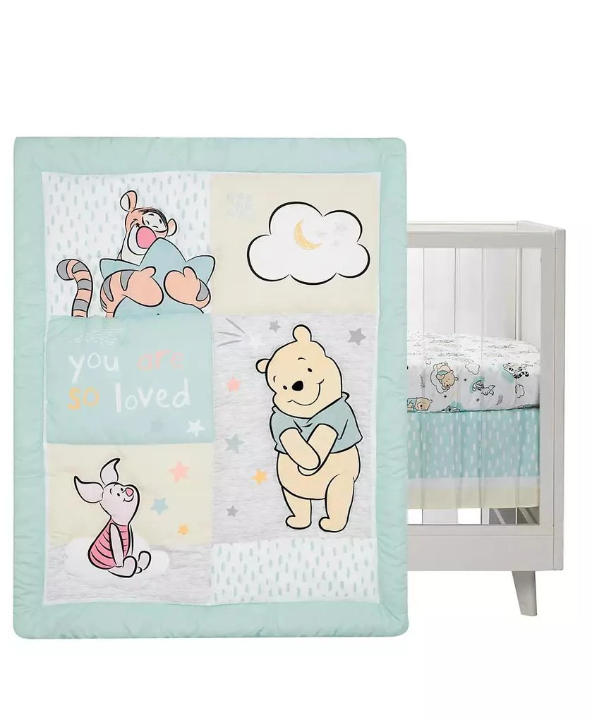 Lambs 
Ivy Baby Disney Winnie the Pooh Hugs 3-Piece Nursery Crib Bedding Set 2