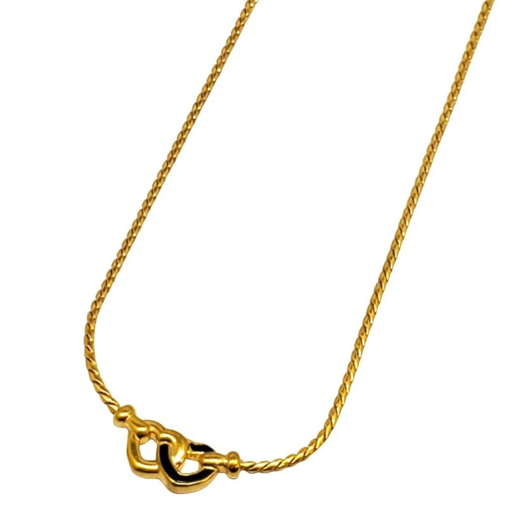 Dior gold Plating Necklace (Pre-Owned) 2