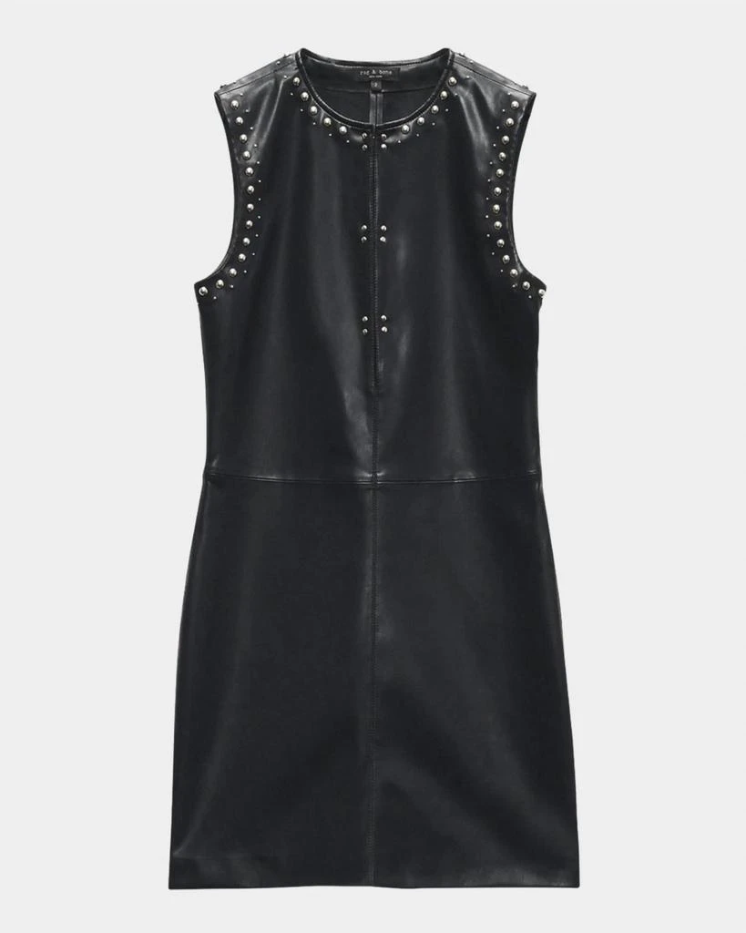 Rag & Bone Rag & Bone - BRIGETTE FAUX LEATHER DRESS 5