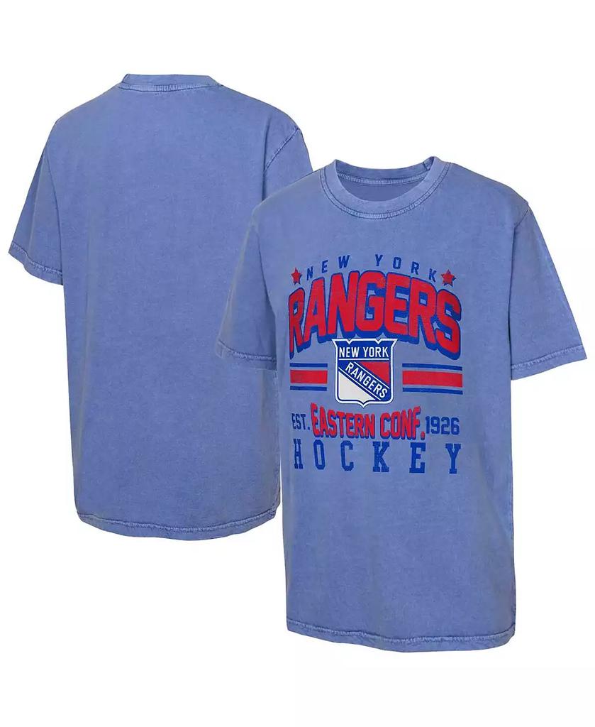 Outerstuff Big Boys and Girls Royal New York Rangers Sure Short T-Shirt