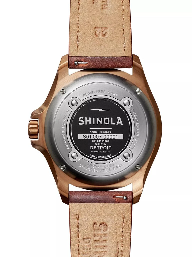 Shinola The Shinola Bronze Monster Automatic Watch 5