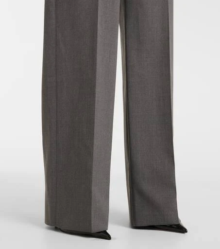 Valentino High-rise wool straight pants 5
