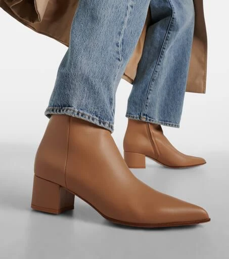 Gianvito Rossi Lyell 45 leather ankle boots 7