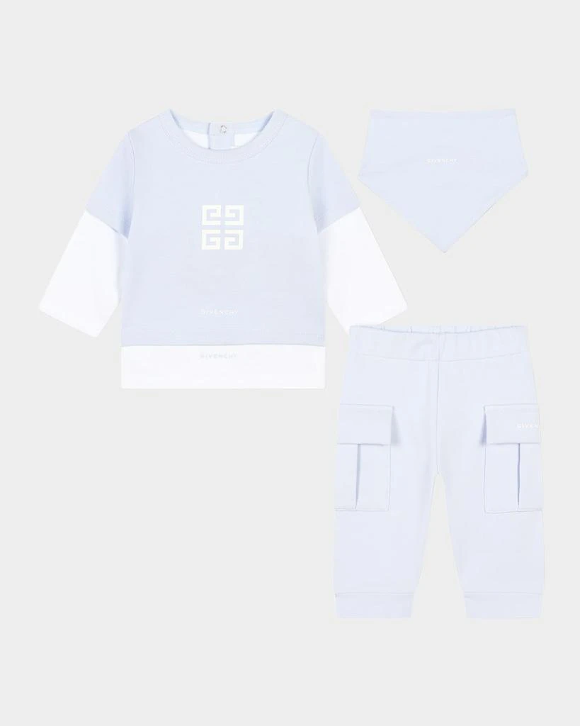 Givenchy Boy's Logo-Print Three-Piece Set, Size Newborn-6M 1