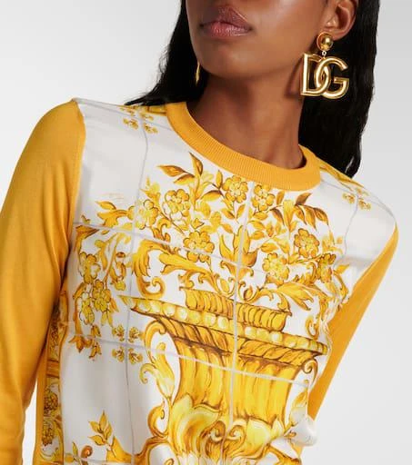 Dolce 
Gabbana Majolica silk sweater 4