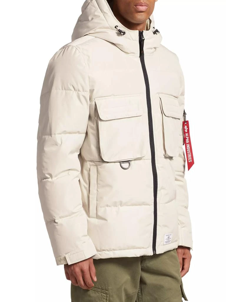 Alpha Industries Hooded Puffer Jacket 4