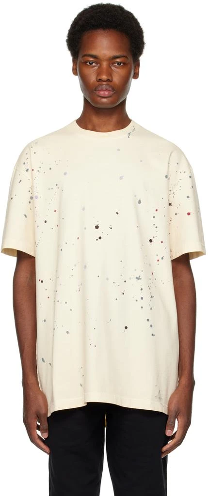 A-COLD-WALL* Off-White Paint Splatter T-Shirt 1