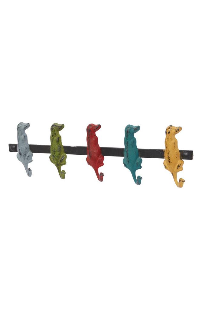 UMA Multicolored Metal 5-Hanger Wall Hook
