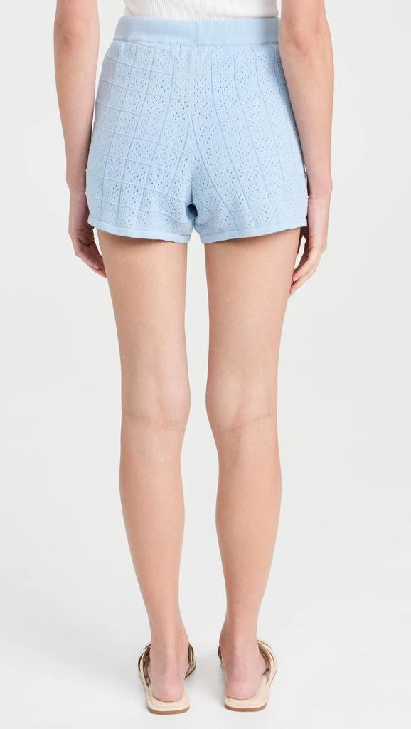 Monrow Crochet Knit Shorts 2