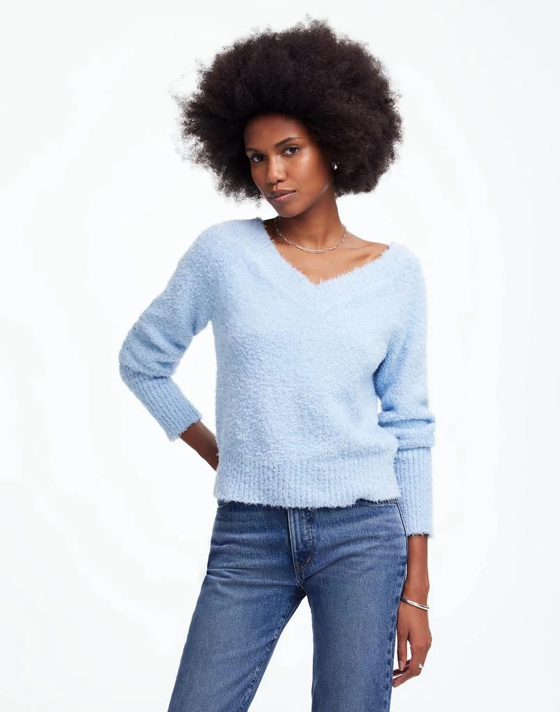 Madewell Double V-Neck Sweater 1