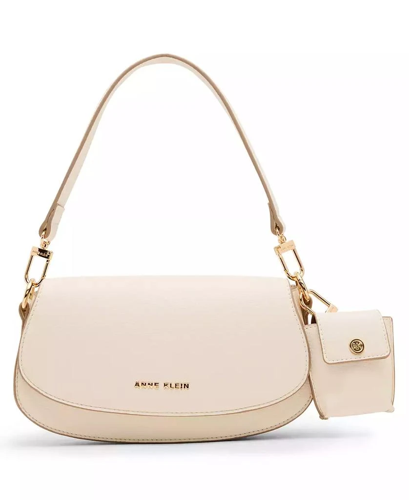 Anne Klein Three Straps Small Saddle Bag 1
