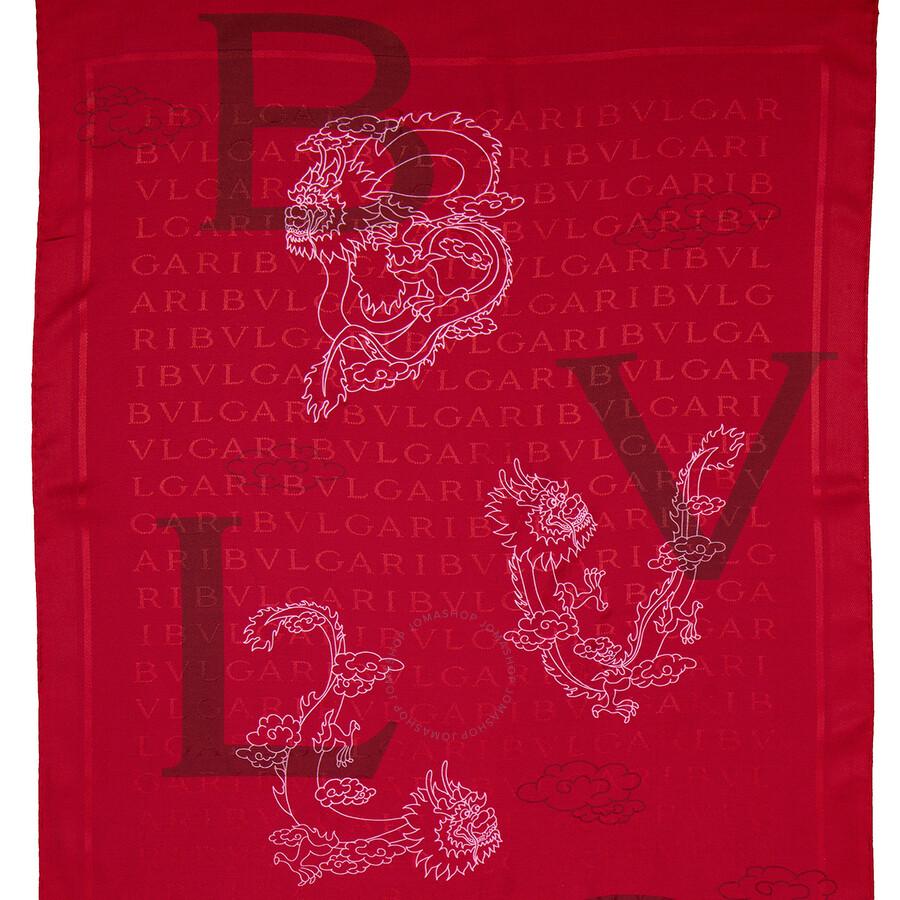 BVLGARI Year Of The Drago Logomania Stole