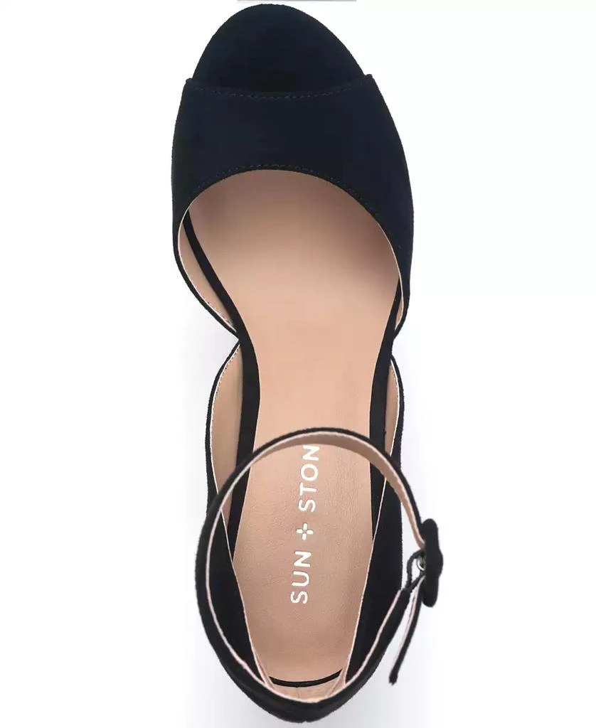 Sun + Stone Women's Reeta Peep Toe Block Heel Platform Sandals, Created for Macy's 4