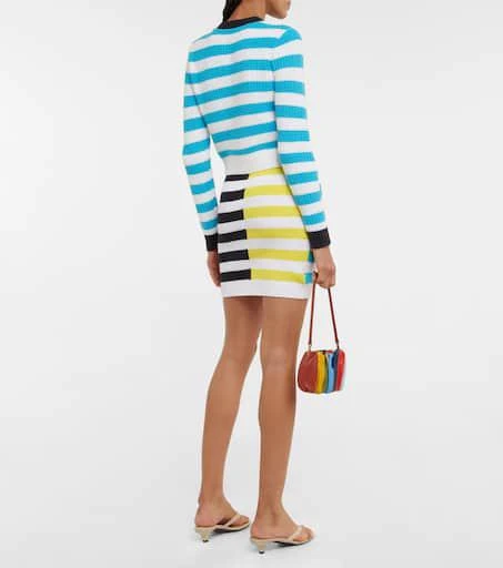 Staud Tide striped cotton-blend cardigan 3
