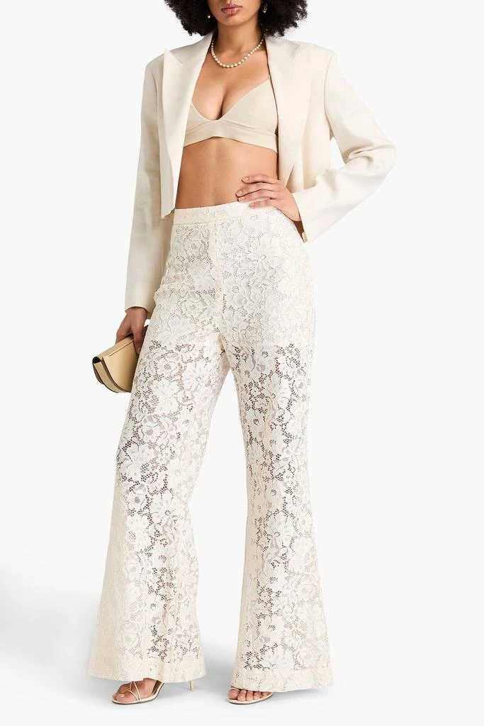 Zimmermann Corded lace flared pants 2