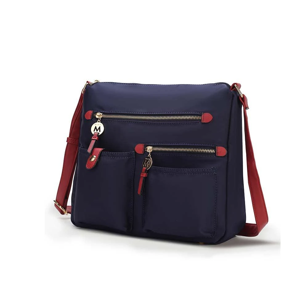 MKF Collection By Mia K. Serena Color-Block Nylon Women’s Shoulder Bag 8