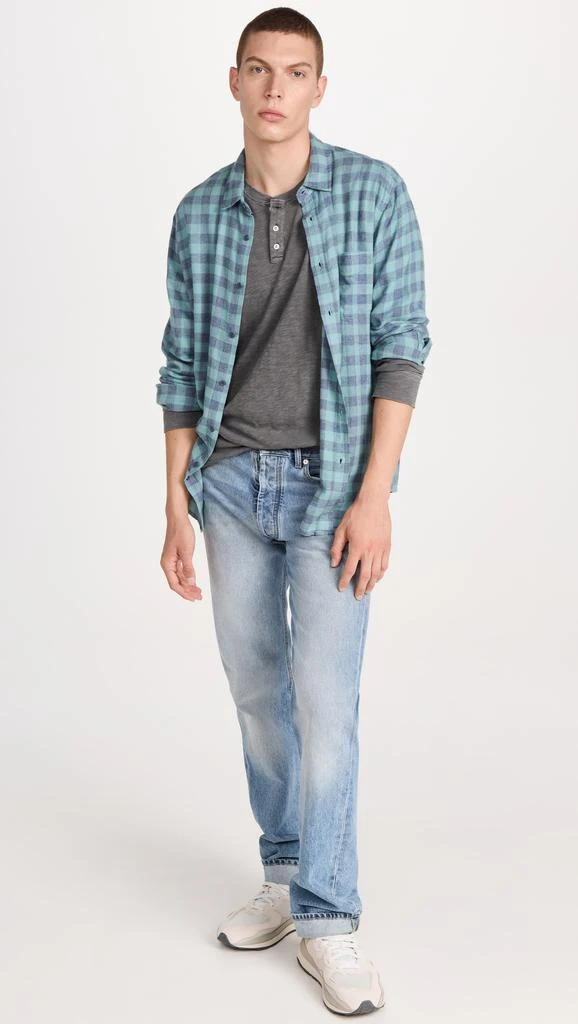 Rails Skhi Long Sleeve Henley Top 4