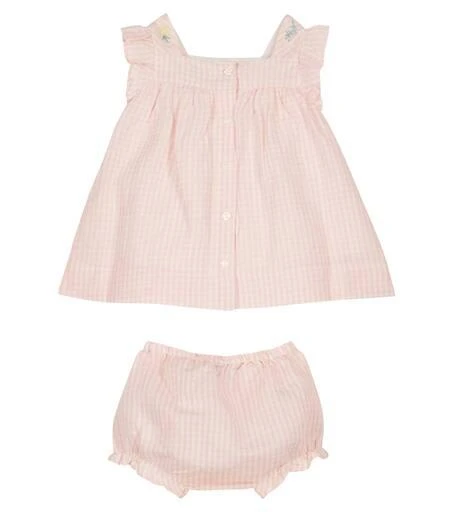 Tartine et Chocolat Baby set of linen-blend dress and bloomers 4