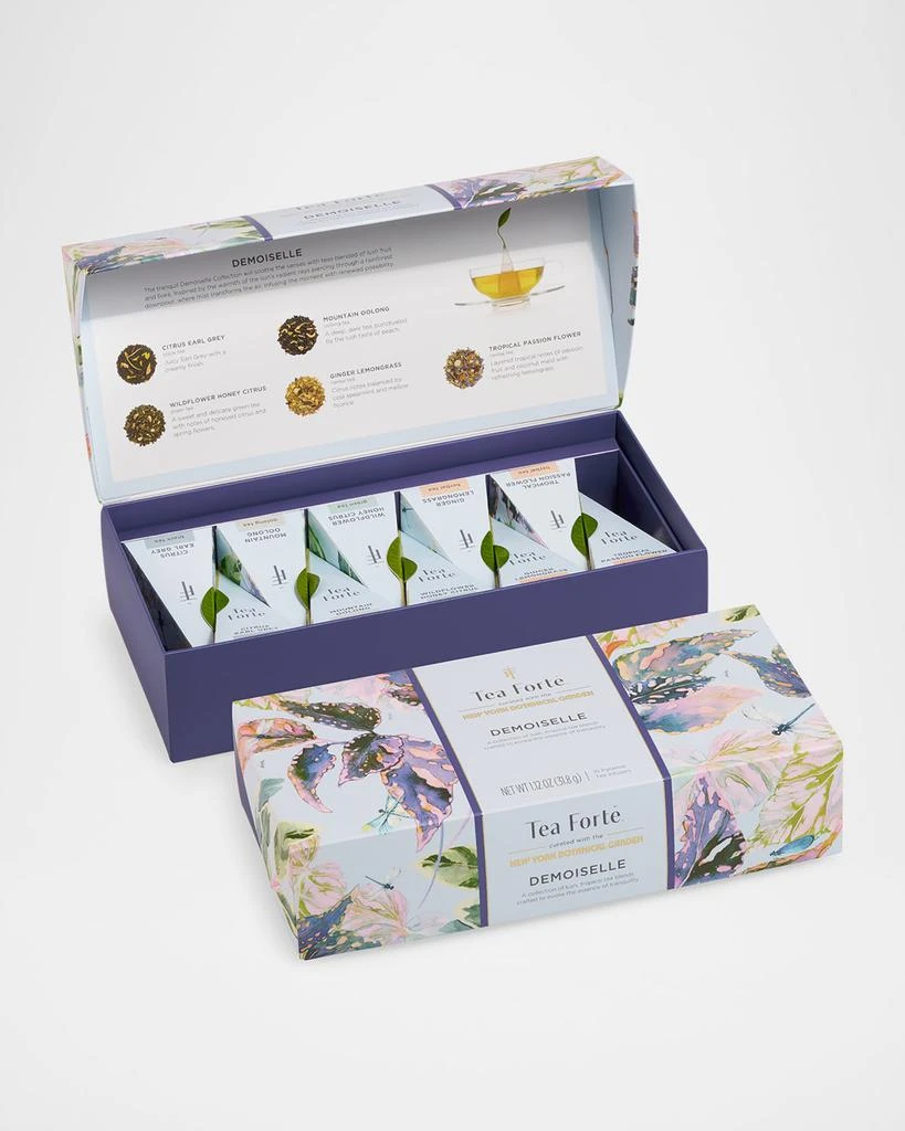 Tea Forte x The New York Botanical Garden Demoiselle Petite Presentation Box, 10 Count 1