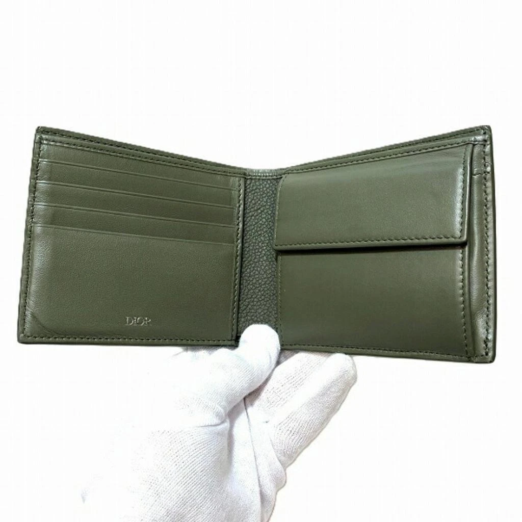 Dior Leather Wallet (Bi-Fold) (Pre-Owned) 3