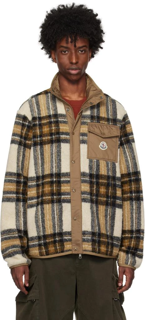 Moncler Beige Check Jacket 1