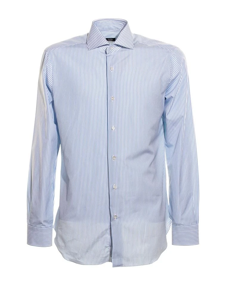 Barba Barba Striped Long-Sleeved Shirt 1